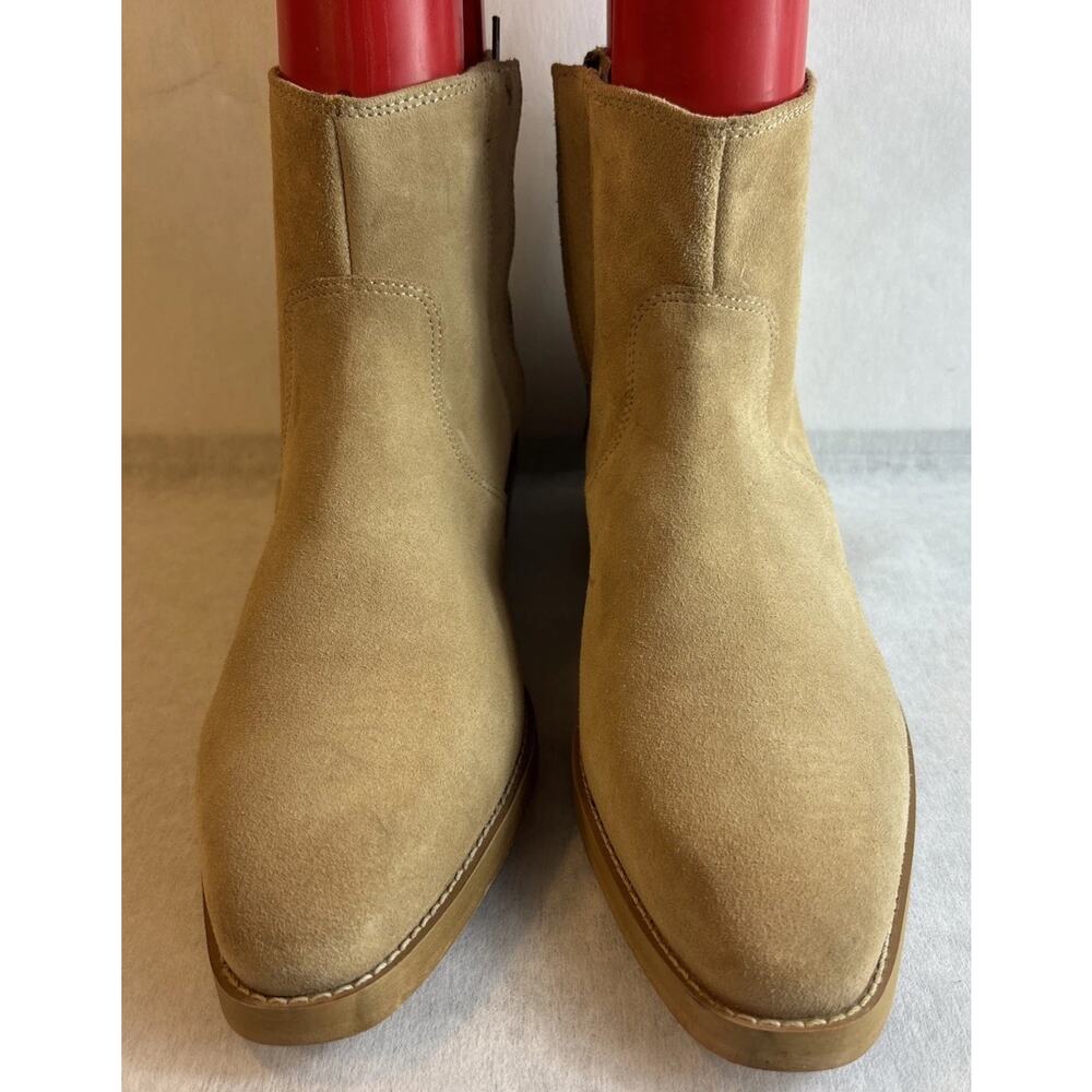 ASOS Mens Chukka Boots Size UK 9 Tan Taupe Suede Dressy Casual